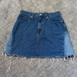 Madewell Jean Skirt